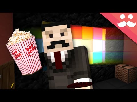 How To Build a WORKING CINEMA in Minecraft!
