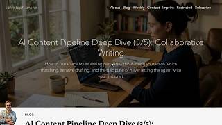 AI Content Pipeline Deep Dive: Collaborative Writing