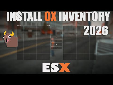 How to Install Ox Inventory FiveM ESX into your server | ESX Legacy (EP 2)