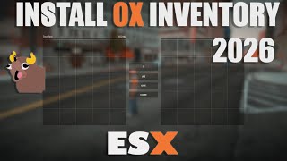 How to Install Ox Inventory FiveM ESX into your server | ESX Legacy (EP 2)