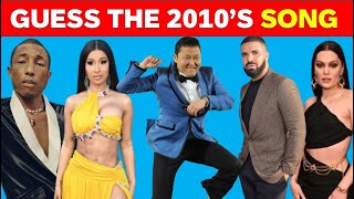 Guess the 2010s Pop Song and Artist 🎵 | Ultimate Nostalgic Quiz