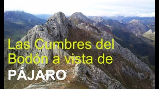 EL PICO BODÓN (Montaña Leonesa) Y SU CRESTERÍO DESDE EL AIRE.