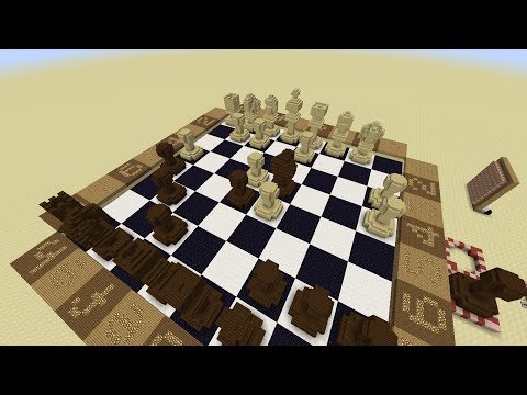 Papercraft review - Minecraft chess set  Doovi
