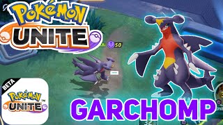 Pokemon Unite Garchomp Gameplay Android Ios Youtube