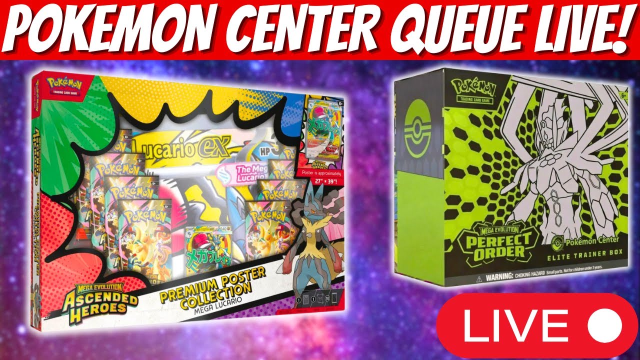 Pokemon Center Queue LIVE NOW! What's Dropping?!