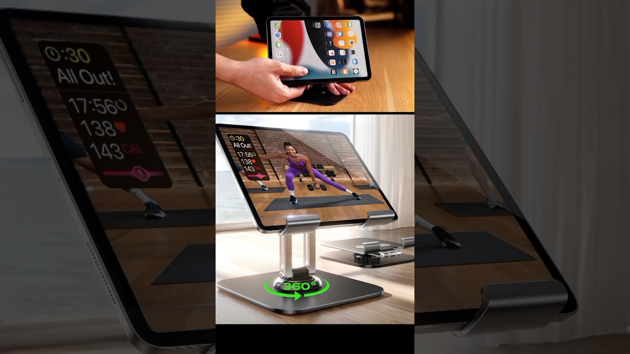 16,99€ LISEN für iPad Ständer Tablet Ständer, Verstellbarer Tablet Halterung Tisch Super Stabil