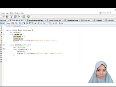 Nested Class dan Package program Java atas Nama  Cinta Ayu Wandira dengan Nim 21650189 Kelas E