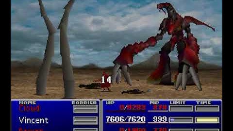 FF7 Overflow on Ruby Weapon