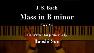 Mass in B minor: 1. Kyrie eleison (piano transcription)