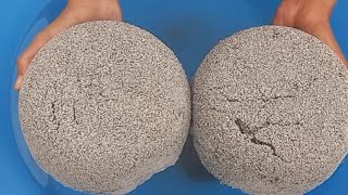 Waoo Pure Sand bowls crumbling and dipping in water super yummy and creamy #asmr