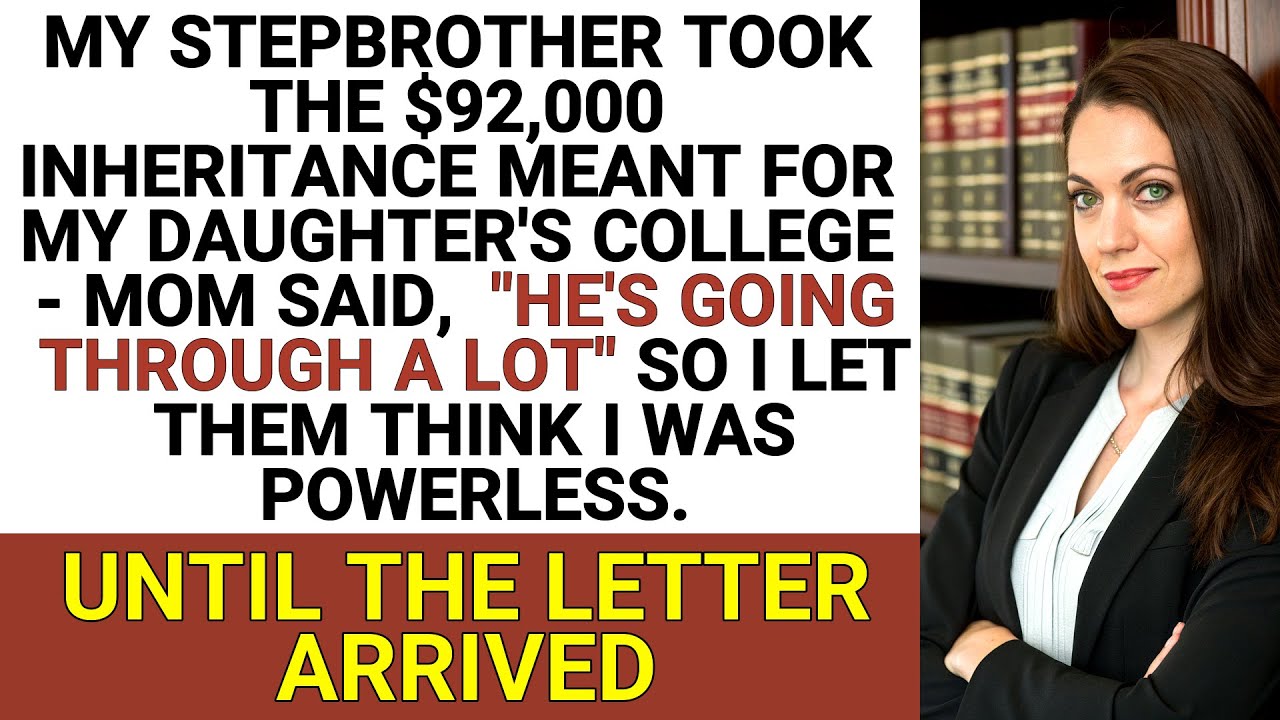 My Stepbrother Took My Daughter’s $92K Inheritance — They Didn’t Know I Was a Paralegal