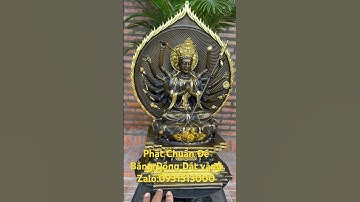 Phật chuẩn đề đồng dát vàng #đồcổcầnthơ #đồcổ #tượngđồng #lưđồng #đồcủ #cổvật