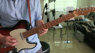 Vignette de la vidéo "Flying Burrito Brothers - Six Days on the Road - Gram Parsons studio version - guitar solo"