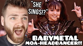 First Time Hearing BABYMETAL 'HEADBANGER!!' | MOAMETAL VERSION | Reaction