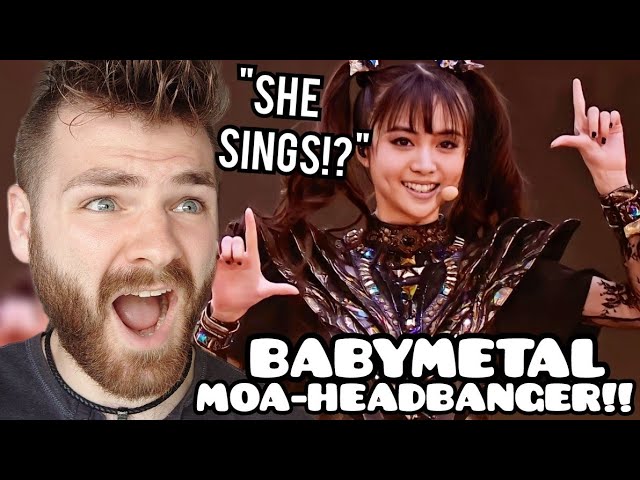 First Time Hearing BABYMETAL HEADBANGER!! | MOAMETAL VERSION | Reaction class=