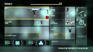 Call Of Duty AW Mp11 Class Setup