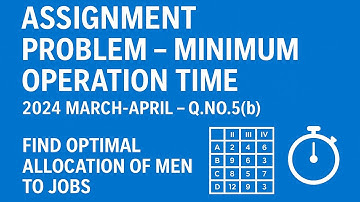 Assignment Problem Solution | MBS 2nd Semester | Step-by-Step TU Guide