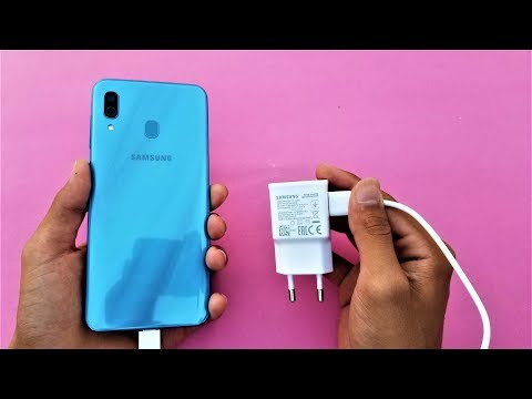 Samsung Galaxy A30 - Battery Charging Test! - (HD)