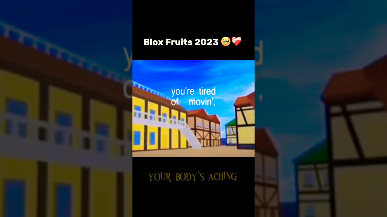 Blox Fruits 2023 🥺 ❤️‍🩹 #whiteferrari #sad #roblox #bloxfruits #onepiece