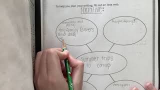 Narrative Writing Brainstorm