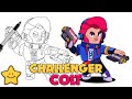 How To Draw CHALLENGER COLT 🏆 | Brawl Stars | Step By Step Tutorial