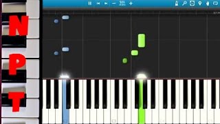 Video thumbnail of "Bring Me The Horizon - Happy Song - Piano Tutorial - How to play Happy Song - Synthesia"