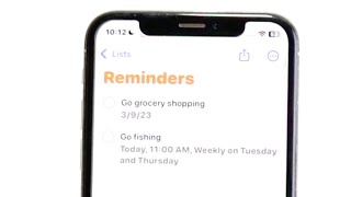 How To Setup Reminders On iPhone! (2023)