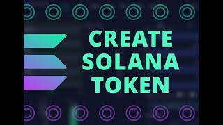 Create your Solana token in 15 mins ⏱ Listing, market, liquidity pool!