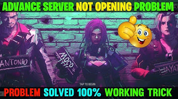 Free Fire Advance Server not opening problem solution tamil | Free fire Advance Server Login problem