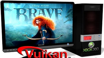 XENIA Xbox 360 Emulator - Brave (2012). Ingame. Vulkan api. Test #3