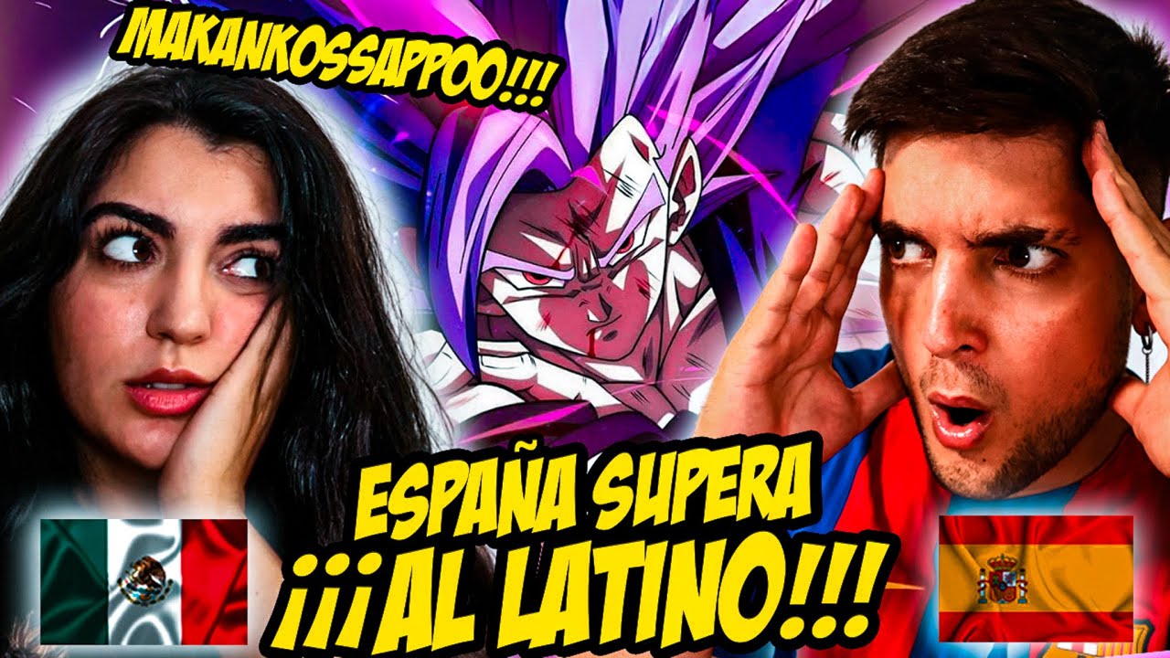 ESPAÑOLES REACCIONAN A DRAGON BALL DOBLAJE LATINO💥GOHAN BESTIA💥MAKANKOSSAPO💥LATINO VS CASTELLANO🔥