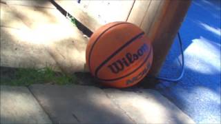 How a basketball/soccer ball explodes! in slow motion