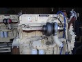 Detroit Diesel 60 Series Engine Run test.