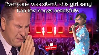 Golden buzzer : All the judges cried when he heard the song Bon Jovi with an extraordinary voice