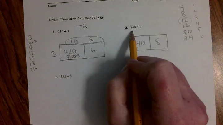Eureka2 4th Grade Module 2 Lesson 16 (division) Part 1.