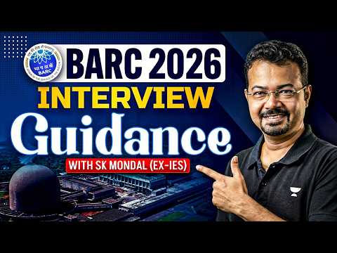 Barc 2026 Interview Guidance 😱 | Crack It With Sk Mondal Sir (ex-ies) 🔥
