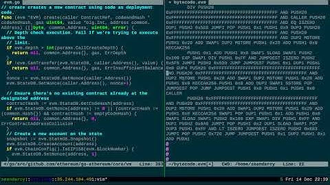 Exploring the Ethererum Codebase - EVM.go pt1