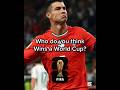 Who do you think wins a World Cup? #football #subscribe #like #worldcup #viral
