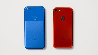 Первый Pixel и iPhone 7 в 2024 году. Кто круче?