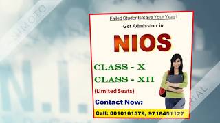 Nios Admission 2017-18 10Th 12Th Distance Learning