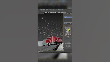 Animated snow in 3ds max❤️ More winter tutorials? #vizacademy #tutorial #archviz #rendering #render