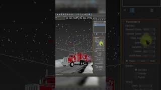 Animated snow in 3ds max❤️ More winter tutorials? #vizacademy #tutorial #archviz #rendering #render