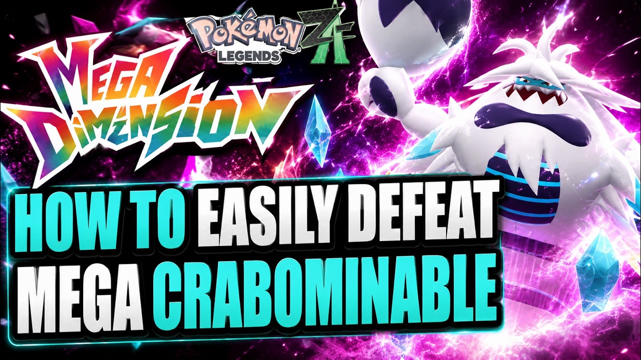 How To DEFEAT MEGA CRABOMBINABLE in Mega Dimension DLC (Pokemon Legends Z-A) Tutorial / Guide