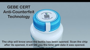 Gebe Cert Anti Counterfeit Chip & Blockchain Technology - English Subtitles