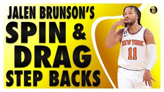Jalen Brunson's SPIN AND DRAG STEP BACKS For a Jumper #nba #jalenbrunson #nbaplayoffs