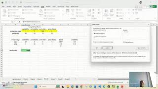 Optimization in Excel
