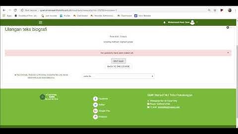 membuat soal pilihan ganda di moodle # Pembelajaran online