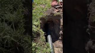 Pipe burst technology used to replace our main sewer line. Pipe burst technology used to replace our main sewer line.