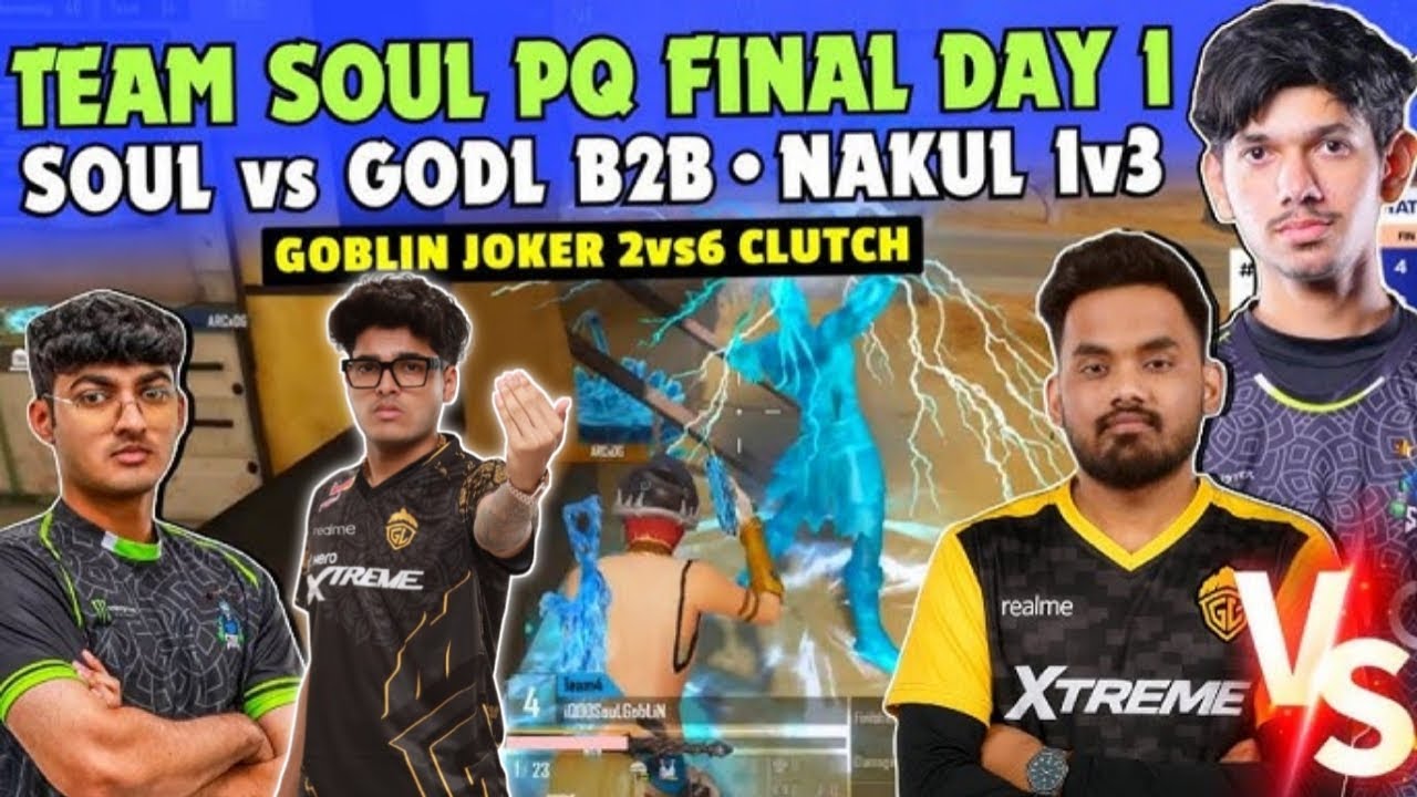 Iqoosoul vs Godlike 4v4 Fight Back to back ☠️ Jonathan vs Goblin ...