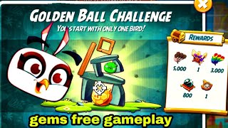 Angry birds 2 golden ball challenge 19 July 2026 with shade gems free #ab2 golden challenge today screenshot 3